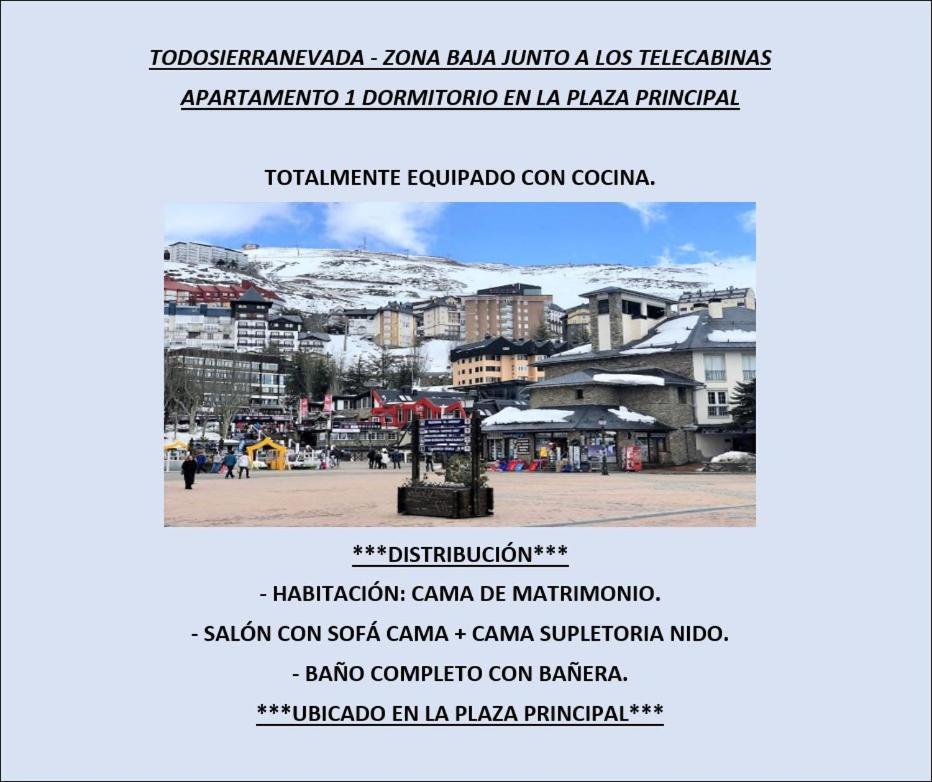 Ski Plaza Sierra Nevada & Zona Baja Ngoại thất bức ảnh